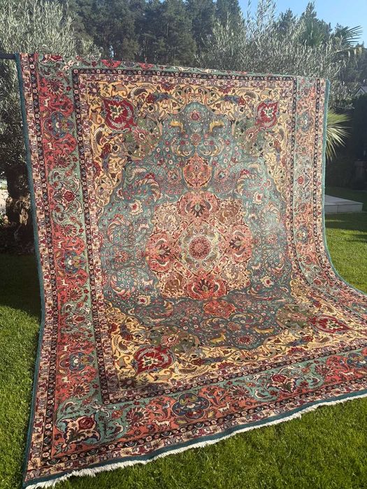 Dywan Perski Kaszmirowy Wełniany Iran Tabriz 400x300 galeria 37 tyś
