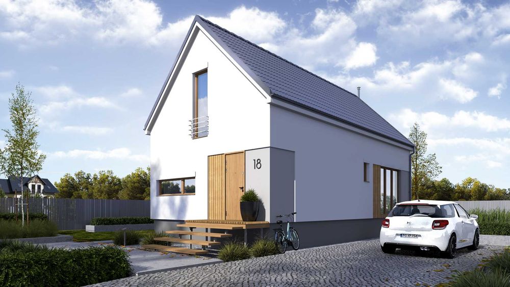 Dom Pasywny na zgłoszenie - 106 m2 pow. całkowitej - Gotowy od ręki!