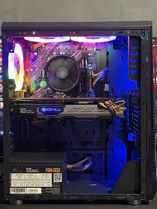 GTX 1080 8GB | Ryzen 5 4500 | 16GB DDR4 | 500GB SSD | 600W Ігровий ПК