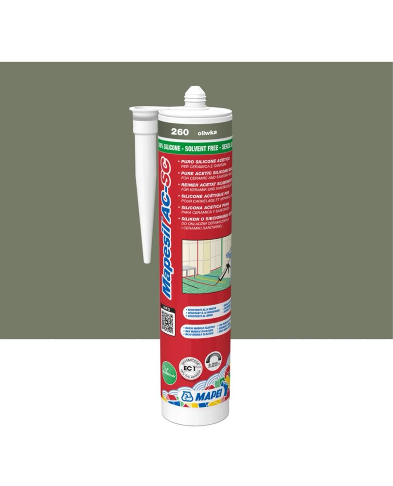 Mapei Silikon Mapesil Ac 260 oliwka 310 ml