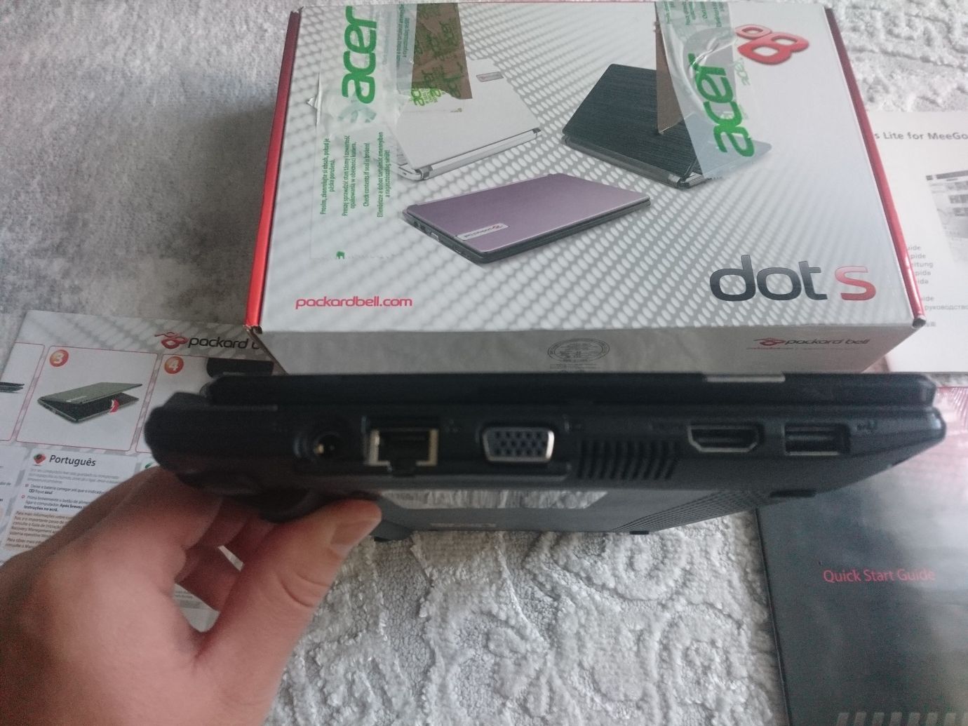 Notebook komputer 10 cali Packard Bell 320GB