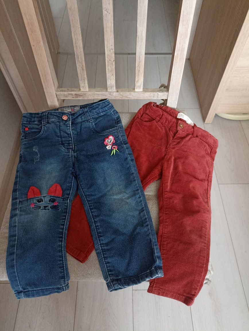 ZARA Дитячі джинси джинсы штани брюки  12/18 86 см