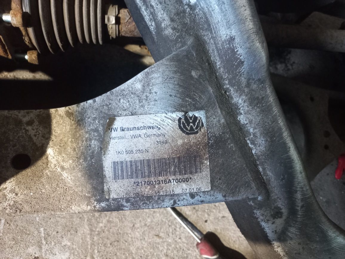 Zawieszenie wozek sanki wał półoś a3 octavia 2 4x4 golf