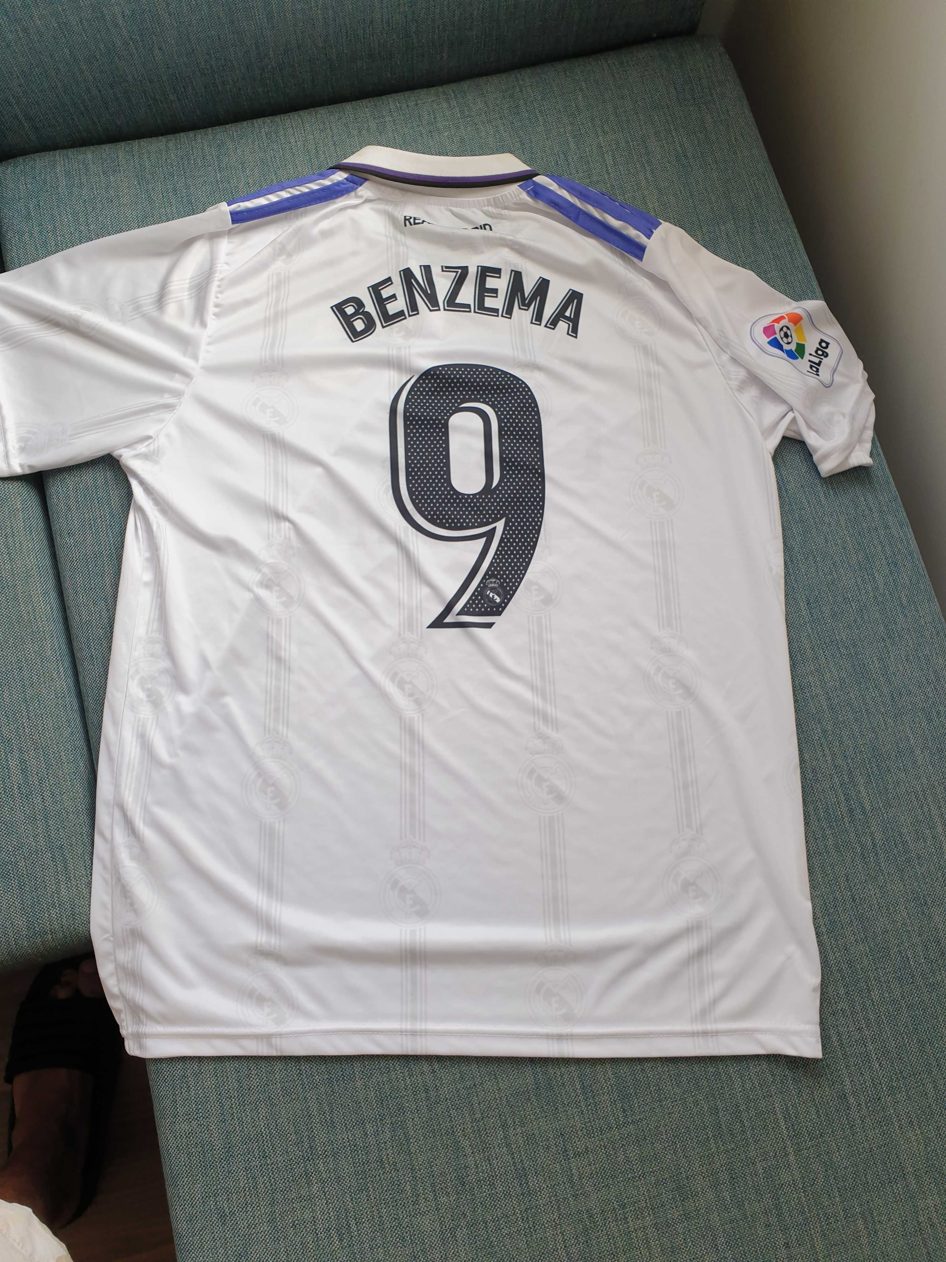 Koszulka Tshirt Karim Benzema Real Madryt roz L