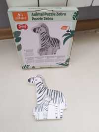 Puzzle drewniane 12+ zebra zookabee