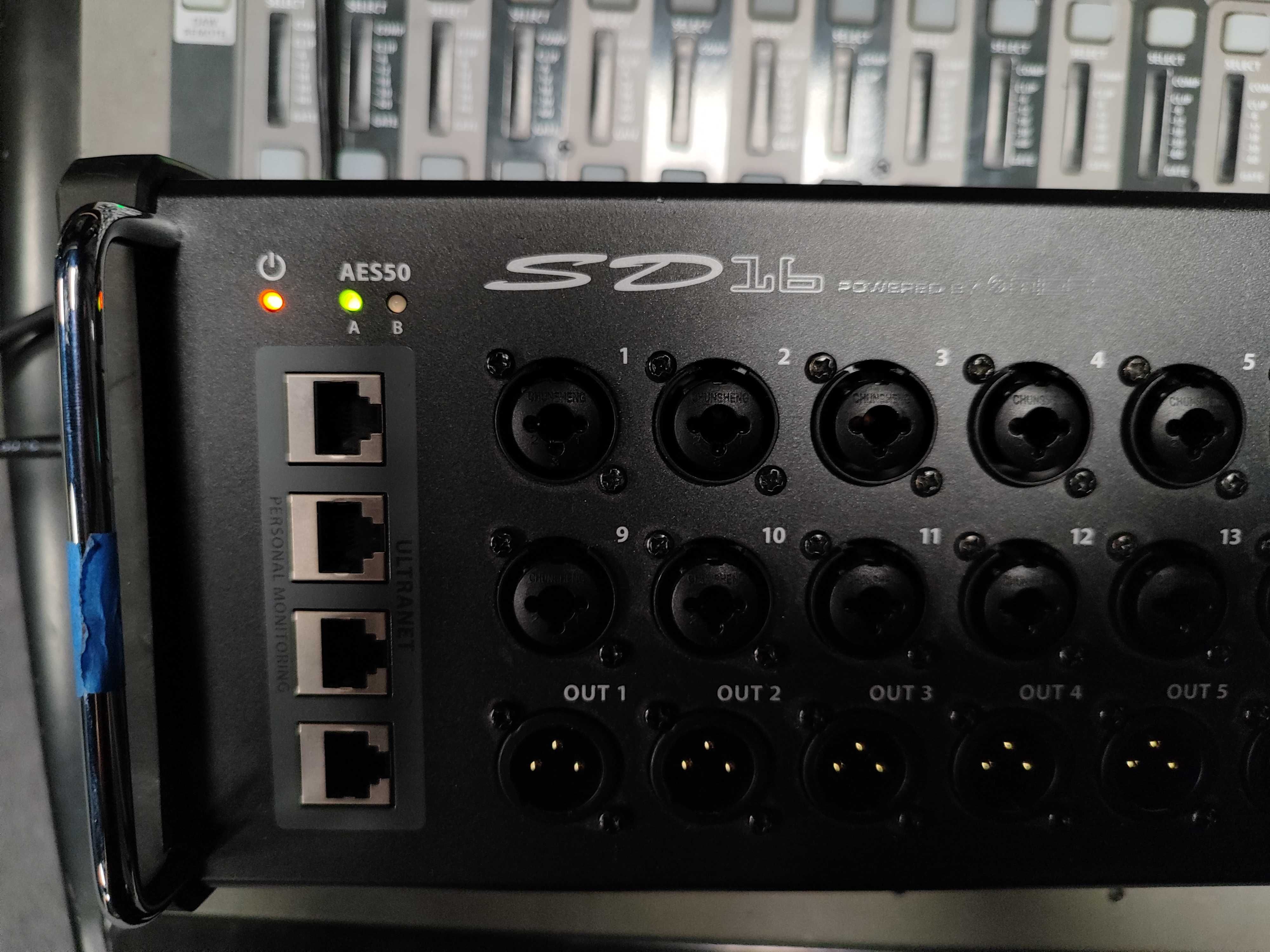 Behringer SD16 stgebox AES50 Ultranet fv 23%