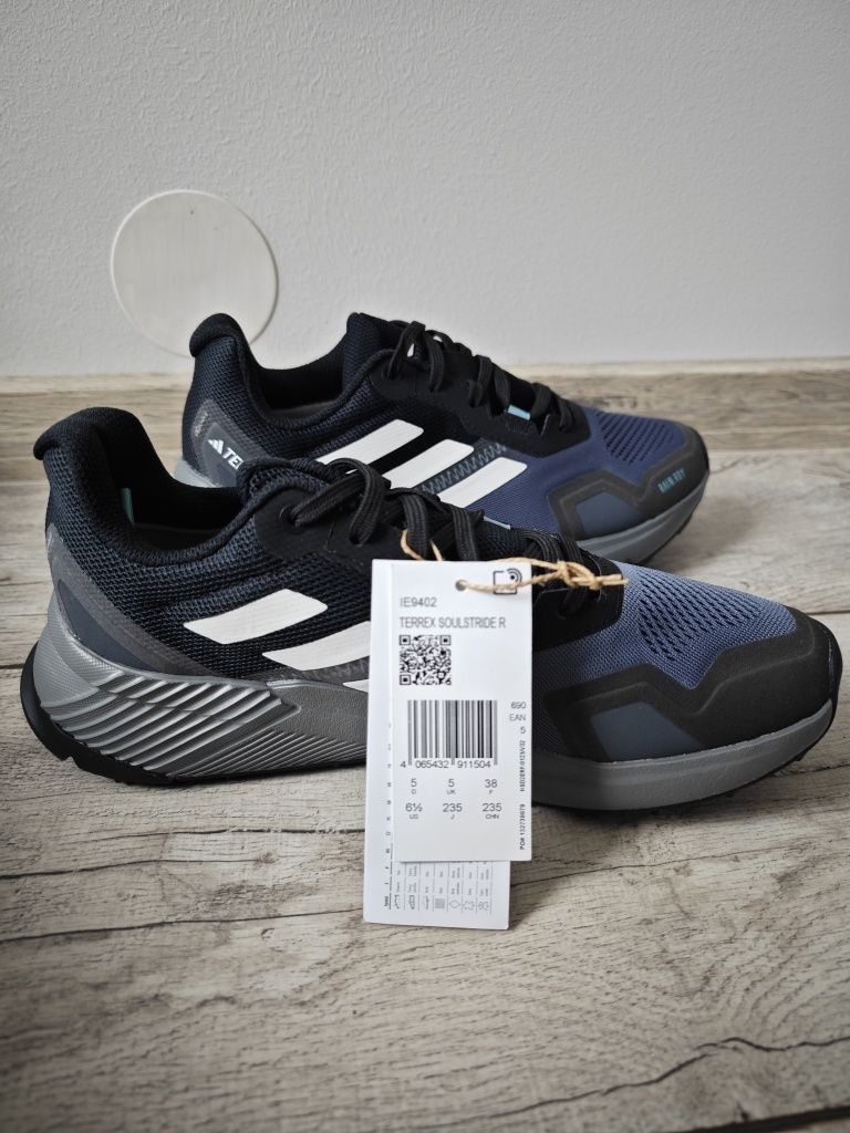 Buty do biegania Damskie Adidas Buty Terrex Soulstride Rain Rdy 38  23