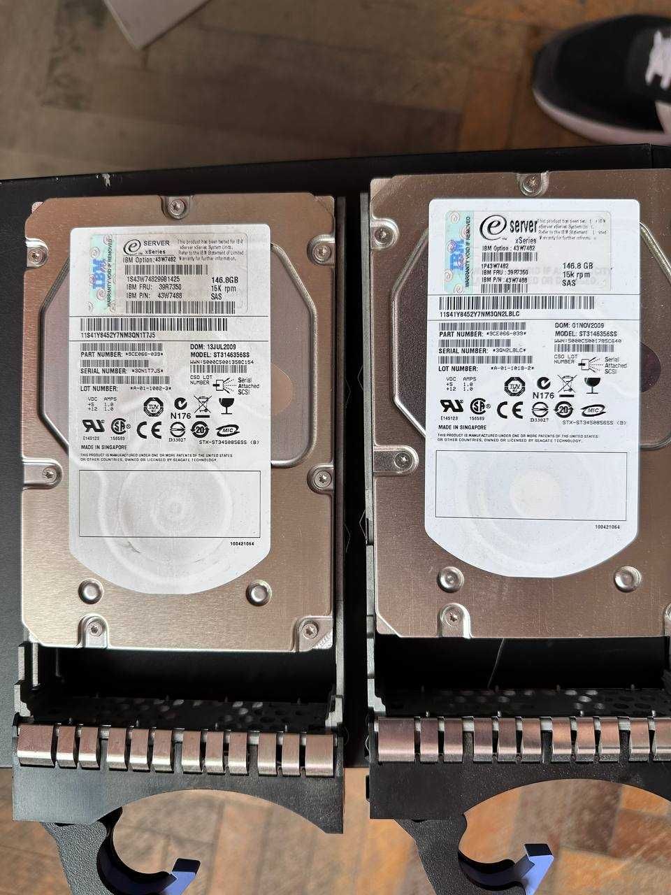 Сервер IBM System x3200 M2 | 2× SAS диски 146GB | ECC RAM
