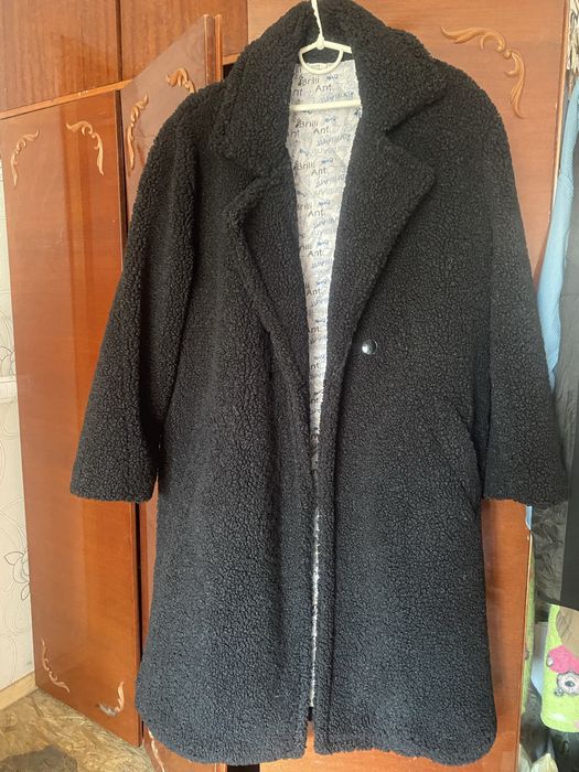 Шуба із штучної овчини