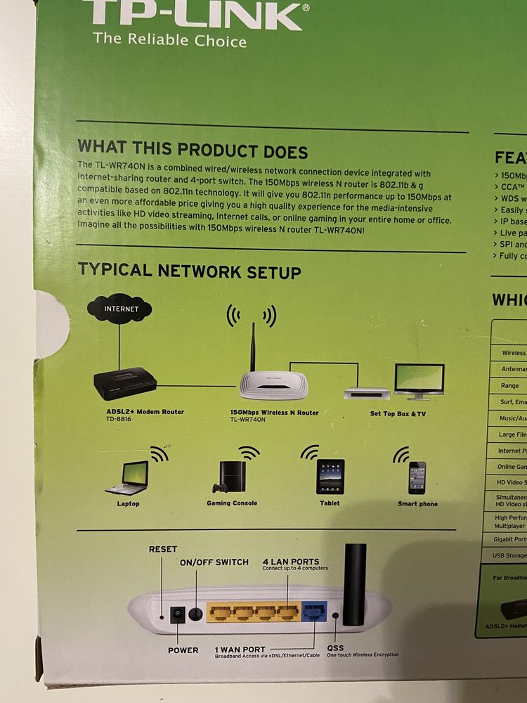 Router Wi-Fi TP Link