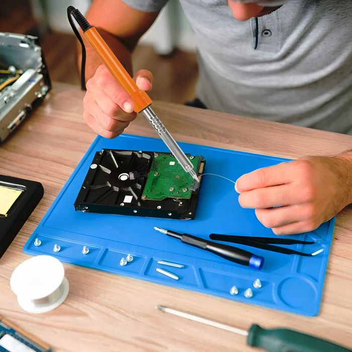 Precyzyjna lutownica kolbowa 30W oporowa gratis cyna do lutowania