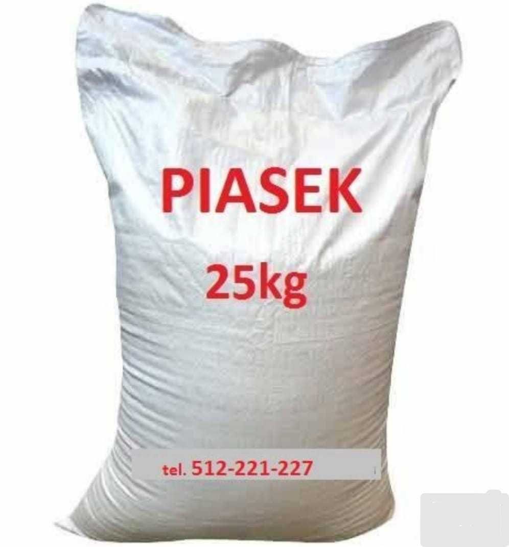 Piasek w workach przeciwpowodziowych