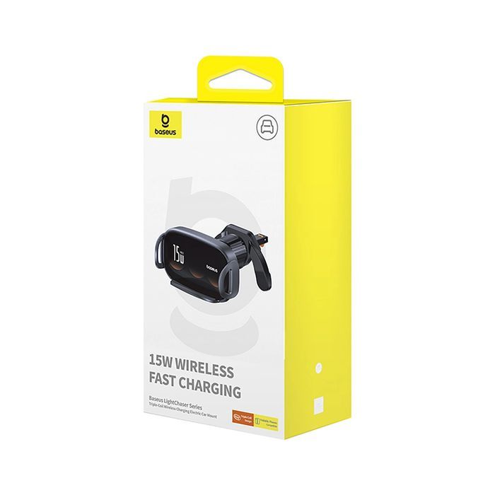 Uchwyt Baseus LightChaser BS-CM029 samochodowy z ładowarką indukcyjną