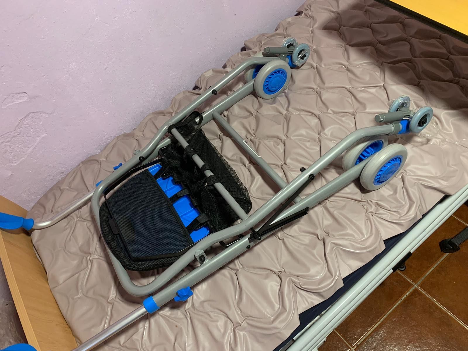 Cama Articulada carro elevador e estrado colchão prevenção UPPS