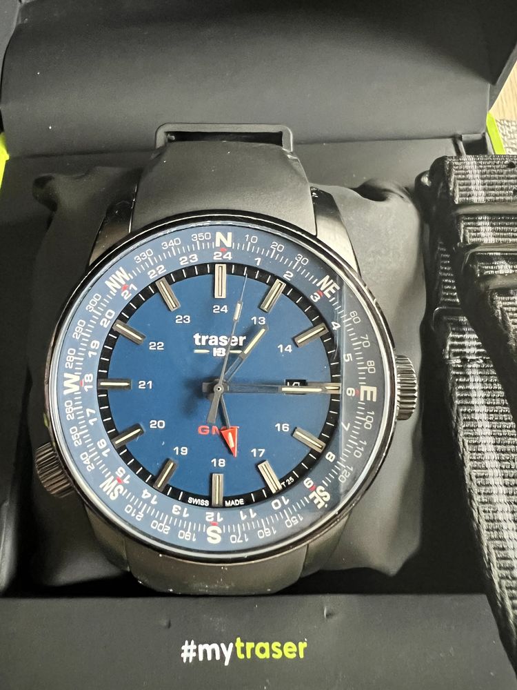 Zegarek taktyczny Traser P68 Pathfinder GMT Bl