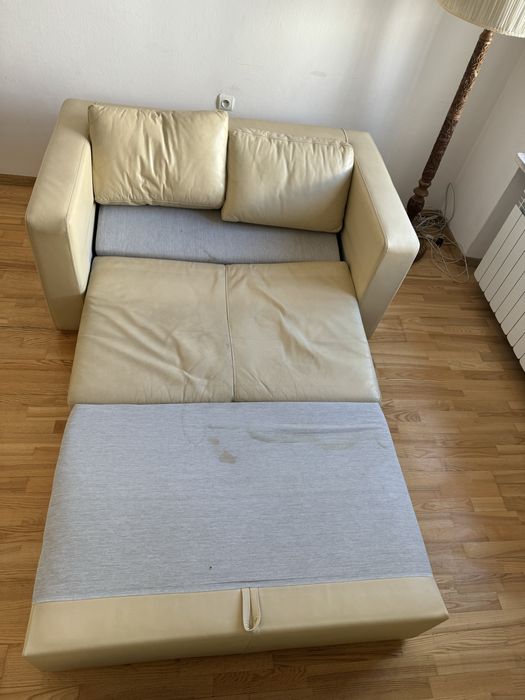 Dwie skórzane kanapy