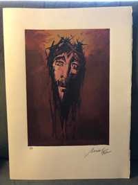 Serigrafia Cristo de Artur Bual - Excelente presente de Natal