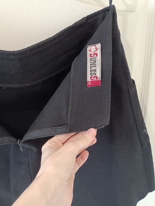 Юбка мини: M-L, 44-46 размер, демисезон, Турция, коттон, высокая талия