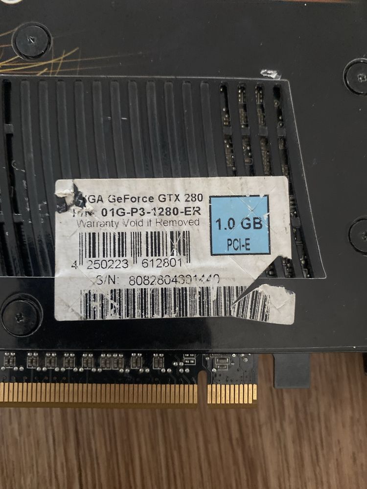 Gtx 280 1gb gddr3 evga