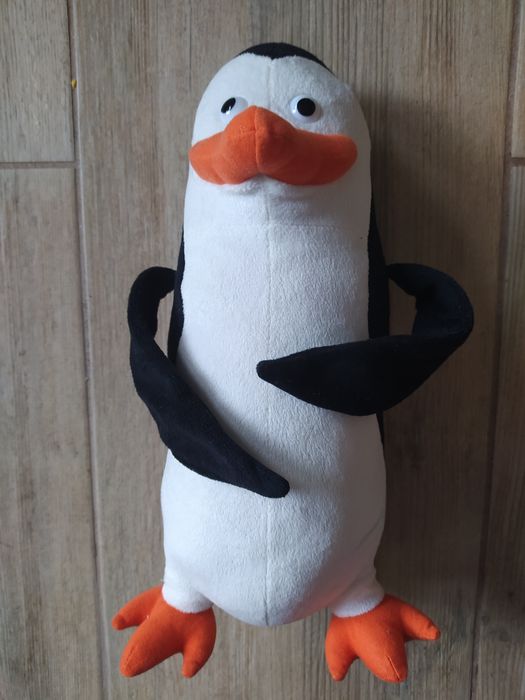 Pingwiny z Madagaskaru szeregowy Kowalski duży pluszak maskotka