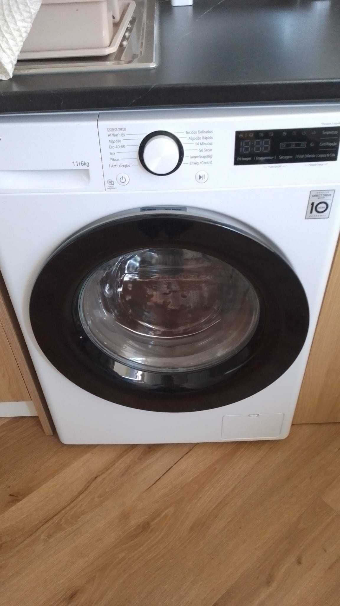 Máquina de lavar e secar LG