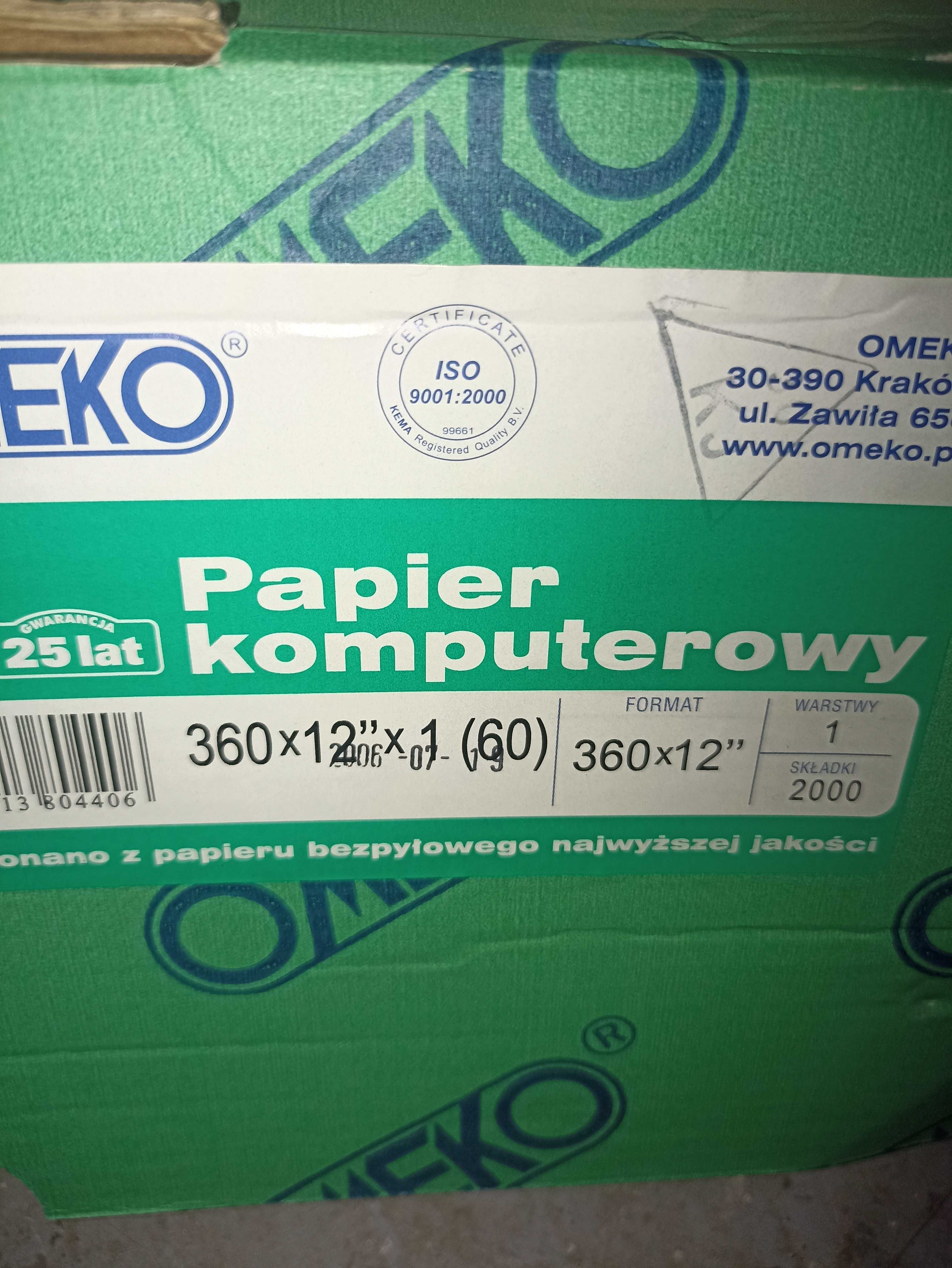 Papier do drukarki igłowej 1+2kopie