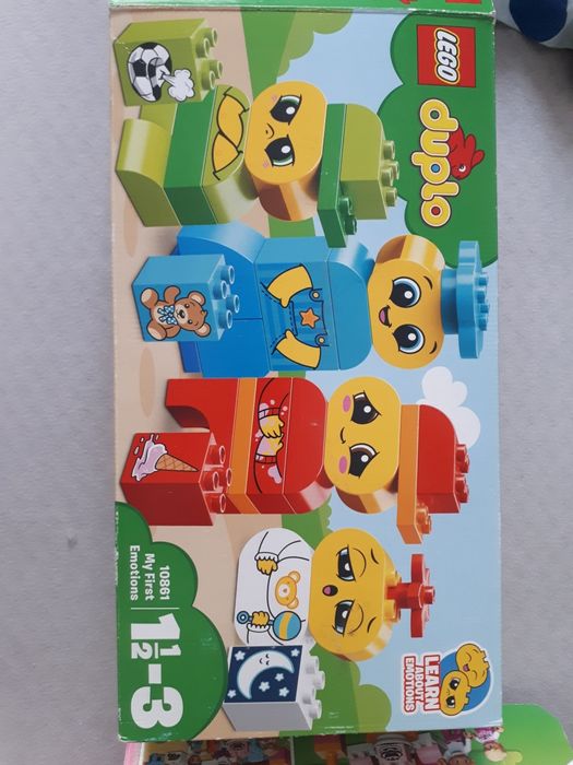 Lego Duplo moje pierwsze emocje + papuga