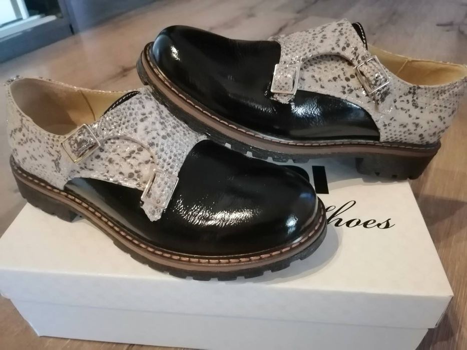 Кожаные Новые туфельки Солди