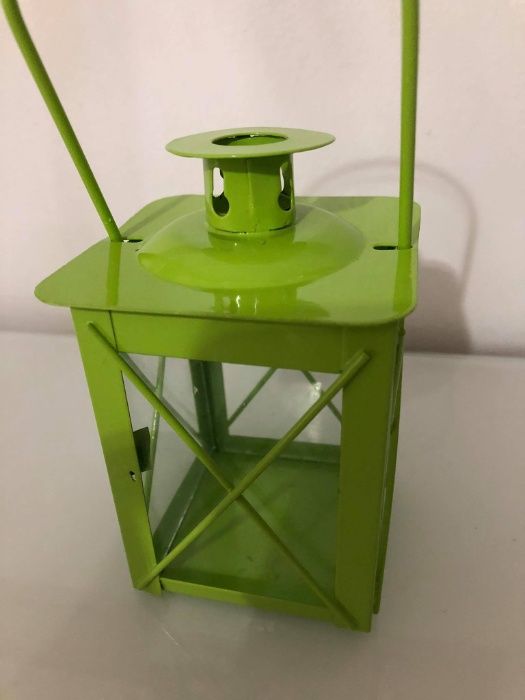 Suporte para velas verde