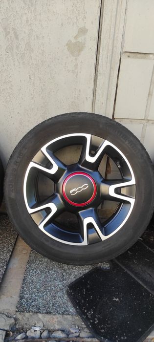 Fiat 500S Abarth 6.5J 16H2 ET35 4X98 оригинальные легкосплавные диски