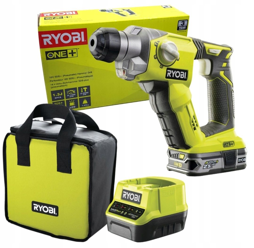 Młotowiertarka Ryobi R18SDS-125S SDS Plus 800 W