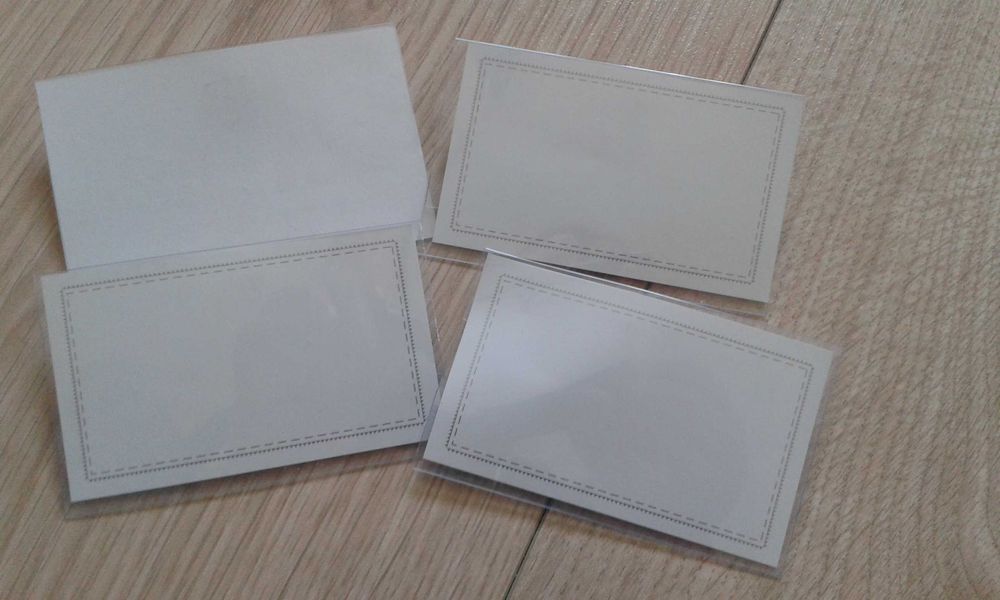 4x Identyfikator z klipsem i agrafką biurowy szkolny