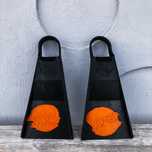 Pés de Pato Bodyboard Viper Fins V5 Flex Orange Dot