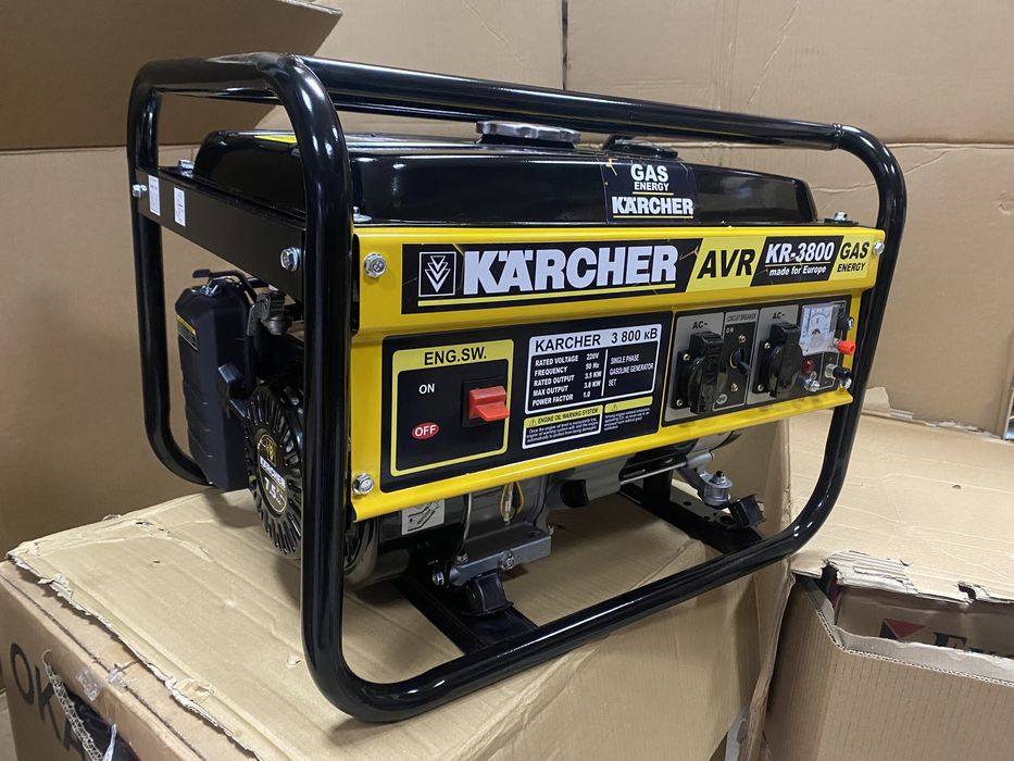Генератор 3.5-3.8 кВт KARCHER ZAK, Европа, бесплатная доставка