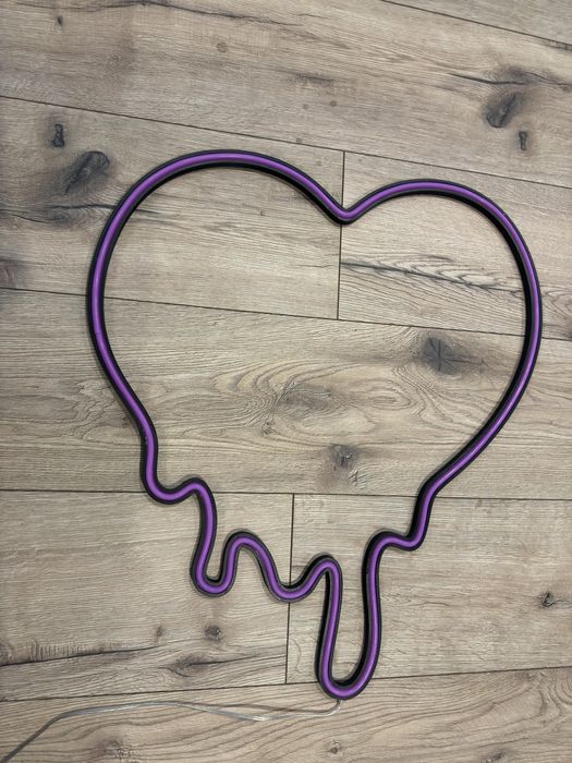 Serce neon LED energooszczedny