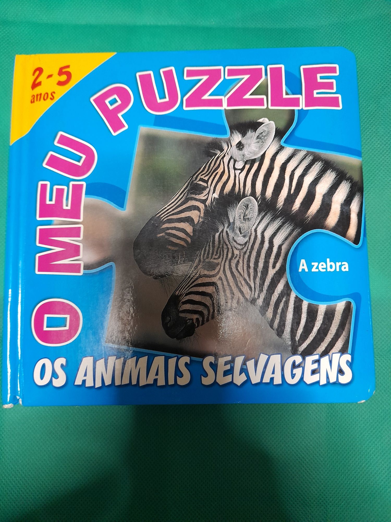 Livros com puzzles e de atividades