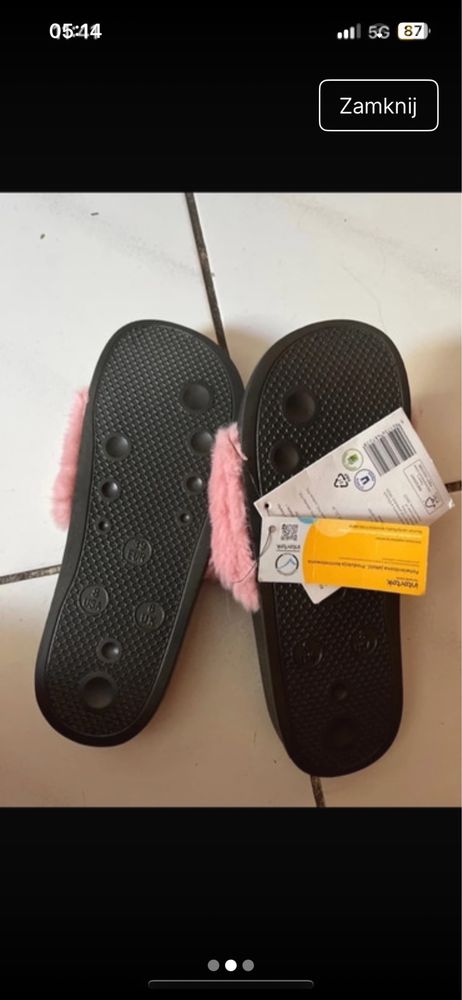 2 x klapki Cleve nowe z metka