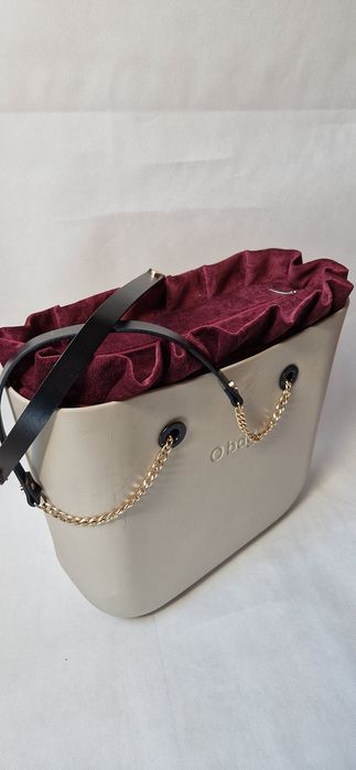 Organizer do torebki obag standard bordowy