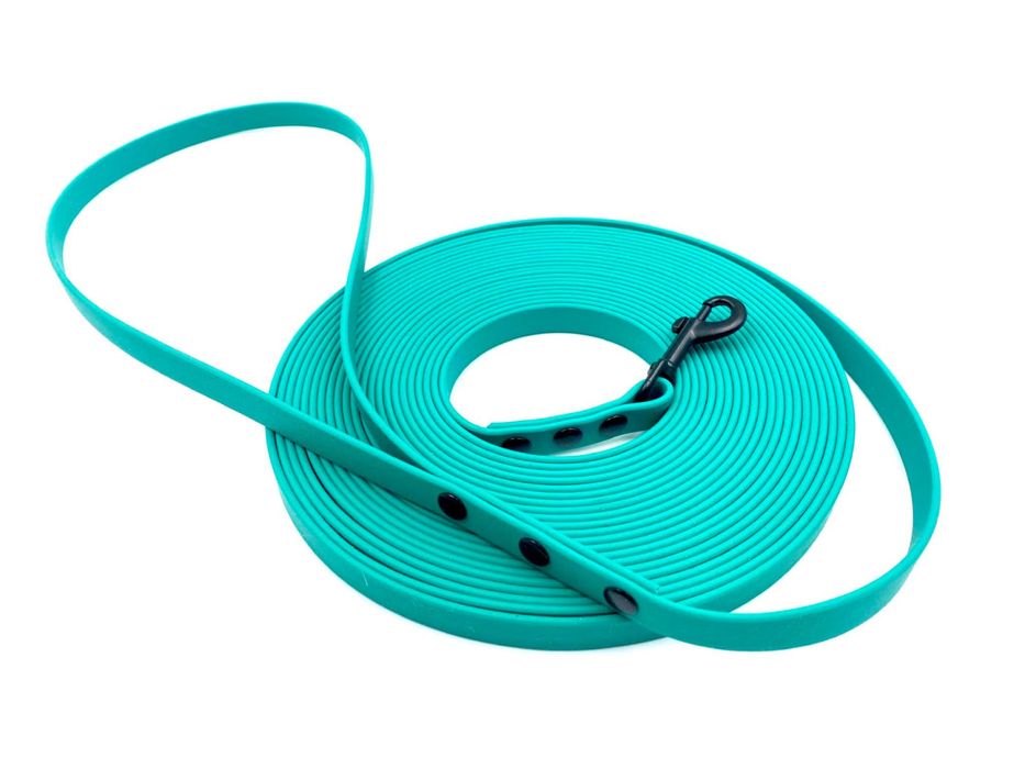 PROMOCJA Linka treningowa dla psa 13 mm turkus 2 metry