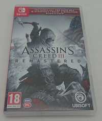Assassin's Creed III 3 Remastered klucz kod Nintendo Switch!