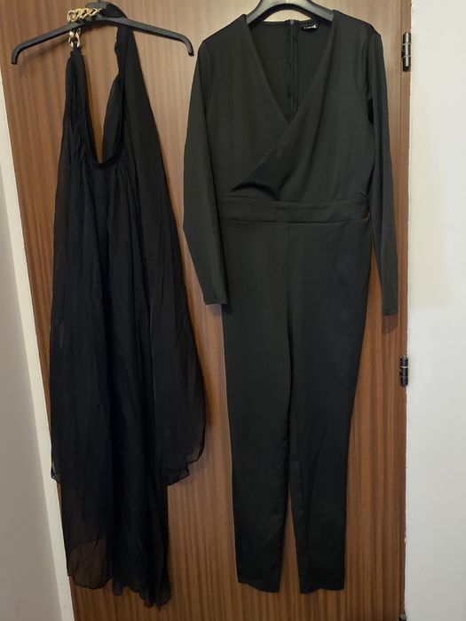 Czarny kombinezon
