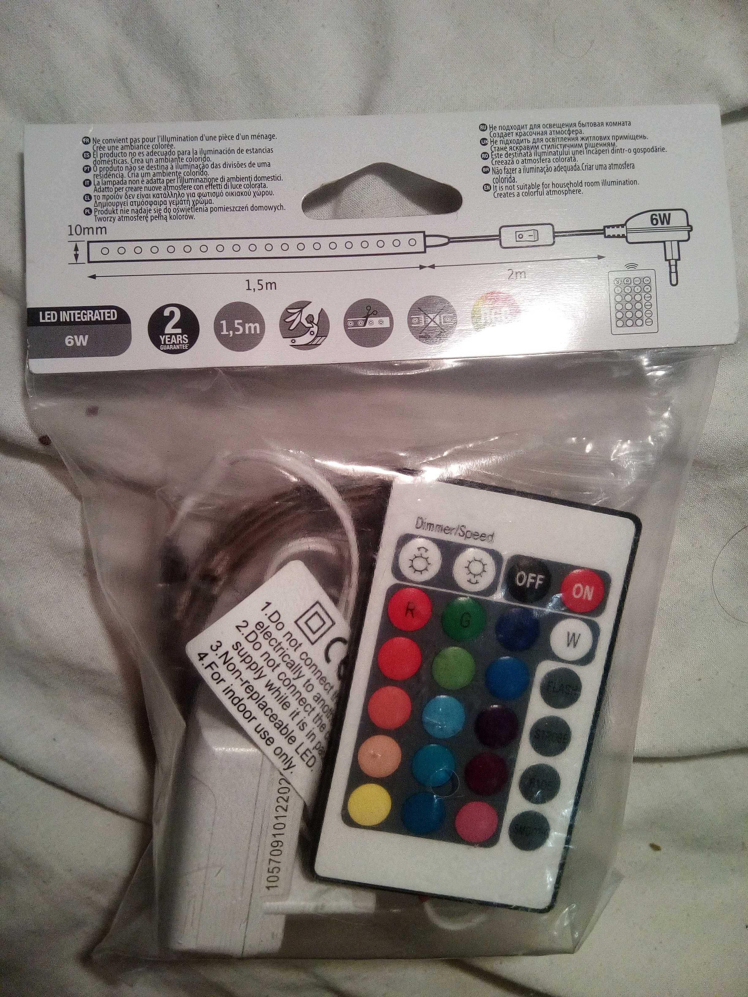 Fitas de luz LED com comando NOVAS a 5€