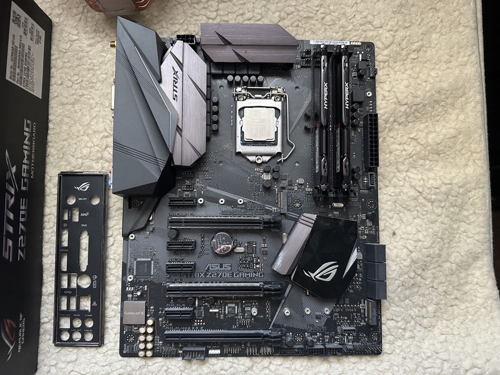 I7 7700K, ASUS ROG STRIX Z270E GAMING, 16GB DDR4, SilentiumPC Fortis 3