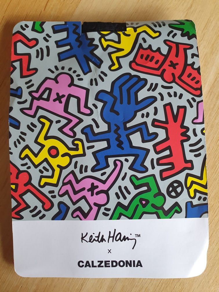 Rajstopy Calzedonia m/l Keith Haring 30 den edycja specjalna