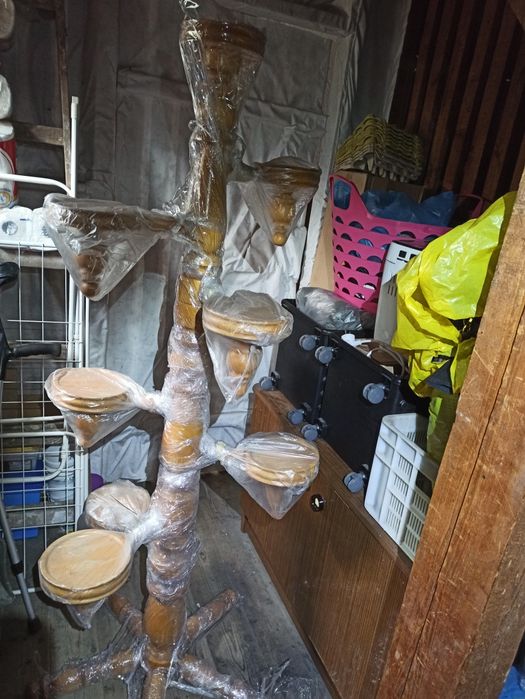 Kwietnik drewniany bukowy