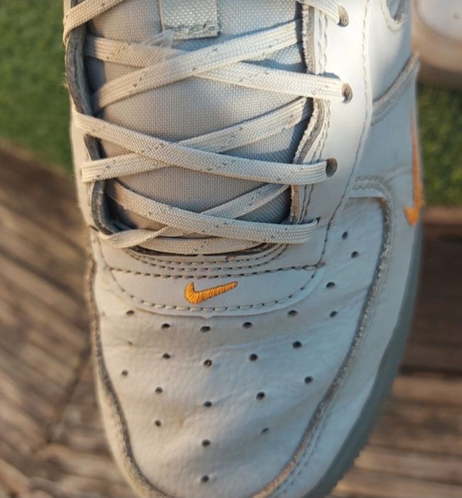 Nike Air Force 1 '07 “Wolf Grey Kumquat”