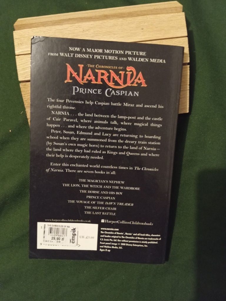 Narnia książka w