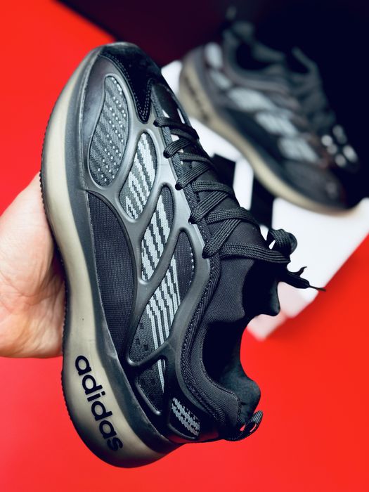 Кроссовки Adidas мужские черные / осенние плотные кросовки Адидас