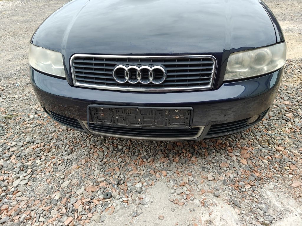 Zderzak przód maska lampy lewa prawa błotnik audi A4 b6 LZ5L