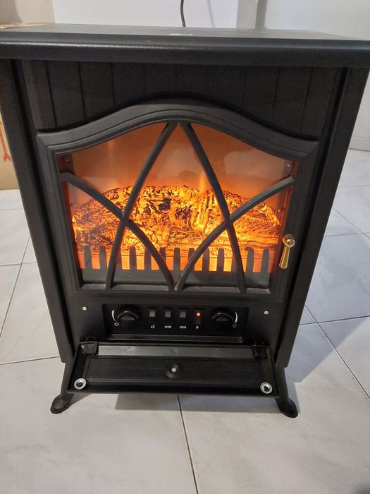 Termo ventilador efeito lareira aquecedor